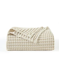 Egyptian Linens Cozy Bamboo Waffle Blanket, King/California King