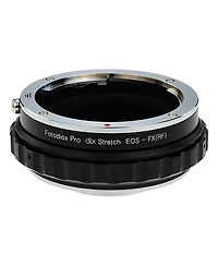 Fotodiox Dlx Series Canon Eos (Ef/Ef-s) D/Slr Lens to Fujifilm X-Series Mirrorless Camera Body Stretch Mount Adapter with Macro Focusing Helicoid and