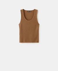 Mango Women's Wool-Blend Knitted Top