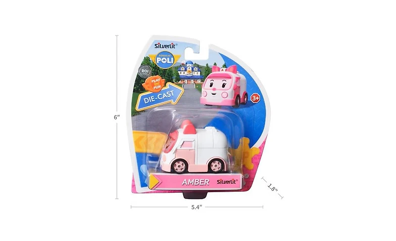 Robocar Poli Amber Ambulance Toy for Kids (Ages 1+)