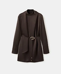 Mango Women's Foulard Satin Dress