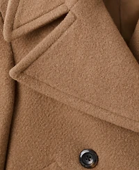 Mango Women's Double-Breasted Manteco Wool Coat