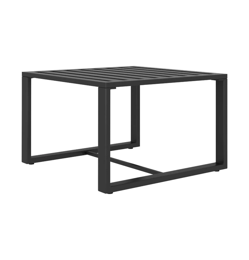 vidaXL 11 Piece Patio Lounge Set with Cushions Aluminum Anthracite