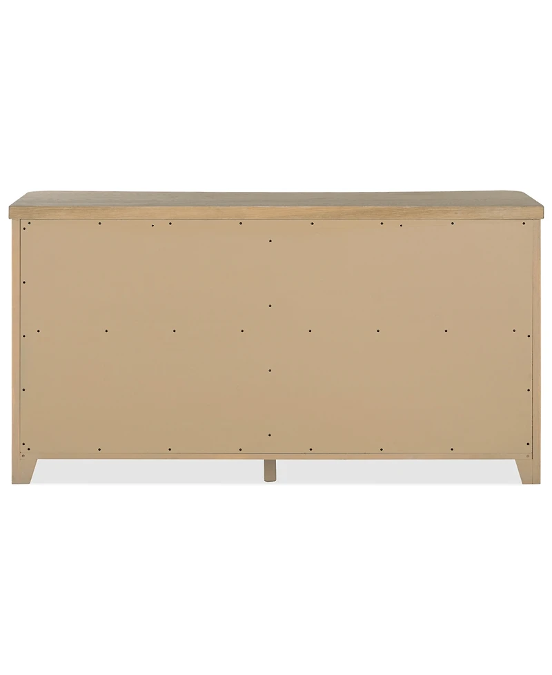 Furniture Marcel 19" Wood 6-Drawer Dresser