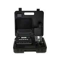 Brother P-Touch PTD460BTVP P-Touch 7.4 in. x 7 in. x 2.8 in. 30 mm/s Print Speed Business Expert Connected Label Maker with 2 Roll Sample Tape