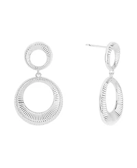 And Now This Circle Drop Post Earrings
