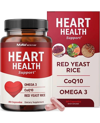 Mav Nutrition Red Yeast Rice Capsules, 90ct