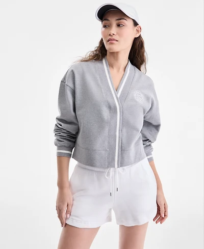 Id Ideology Women's Graphic Fleece Cardigan, Macy's Exclusive