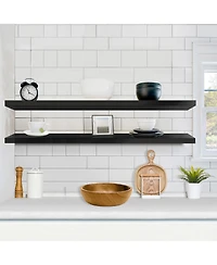 Sorbus 2-Pack 55" Wall Mounted Floating Shelves for Any Room