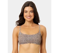 California Waves Women's Solid Scoop Neck Swim Bralette, Created for Macy's