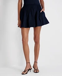 French Connection Women's Side Zip Flare Mini Skirt