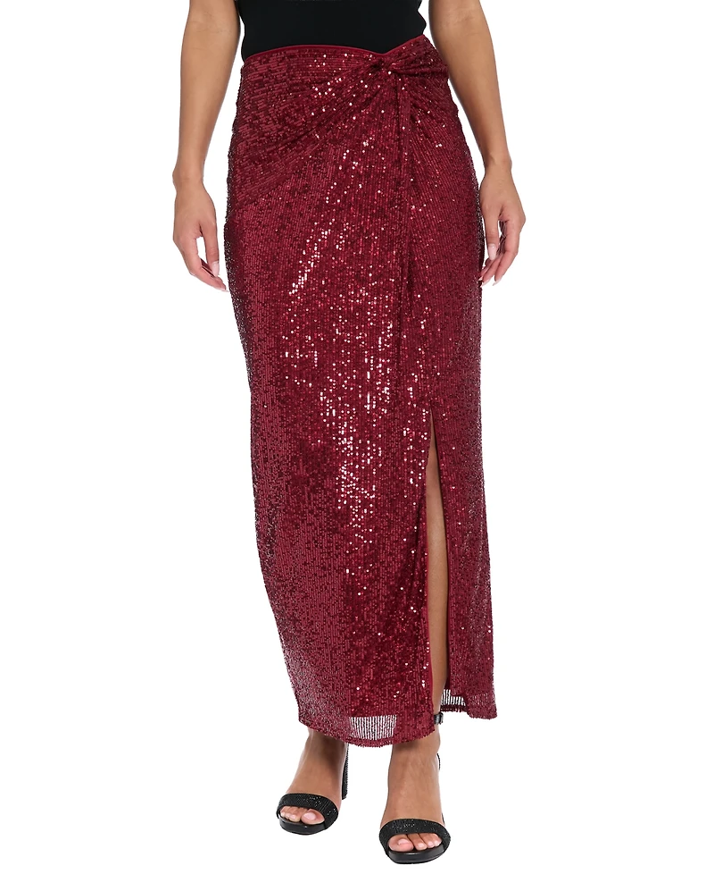 Muse Women's Straight-Cut Maxi Skirt