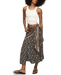 Lucky Brand Women's Simone Midi Skirt