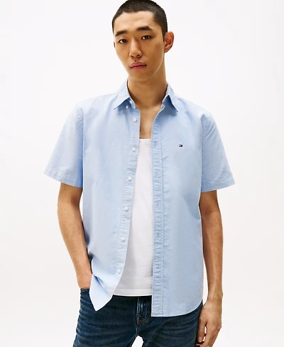Tommy Hilfiger Men's Heritage Oxford Regular-Fit Button-Down Shirt
