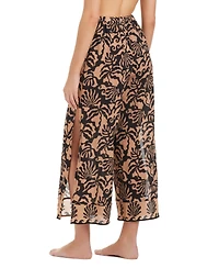 Sanctuary Women's Slit Pull-On Cover-Up Crop Pants