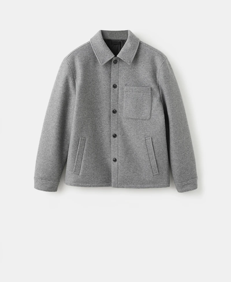 Mango Men's Quilted Cloth Jacket