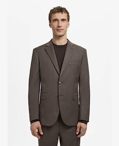 Mango Men's Milan Slim-Fit Suit Blazer