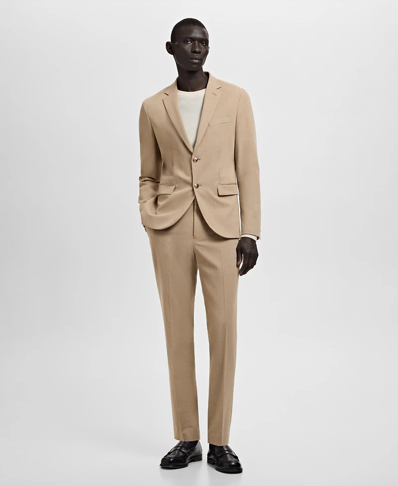 Mango Men's Stretch Fabric Super Slim-Fit Suit Jacket