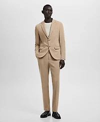 Mango Men's Stretch Fabric Super Slim-Fit Suit Jacket