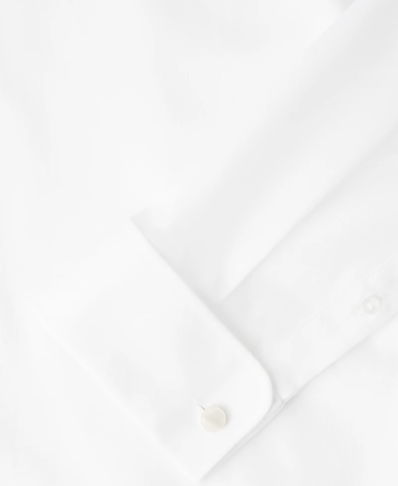 Mango Men's Slim-Fit Twill Fabric Suit Shirt