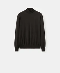 Mango Men's Merino Wool Turtleneck Sweater