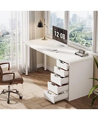 Tribesigns Modern Computer Desk, Simple Style, 47 Inches Pc Desk