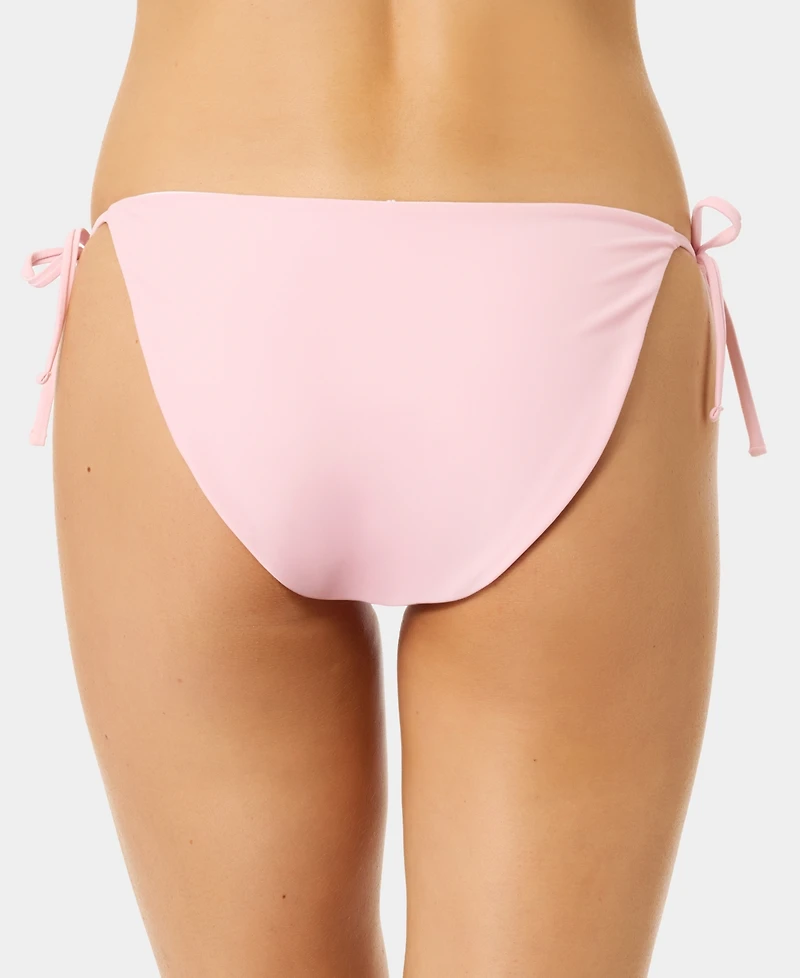 California Waves Women's Ditsy Reversible-Tie Side Swim Bottoms