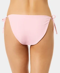 California Waves Women's Ditsy Reversible-Tie Side Swim Bottoms