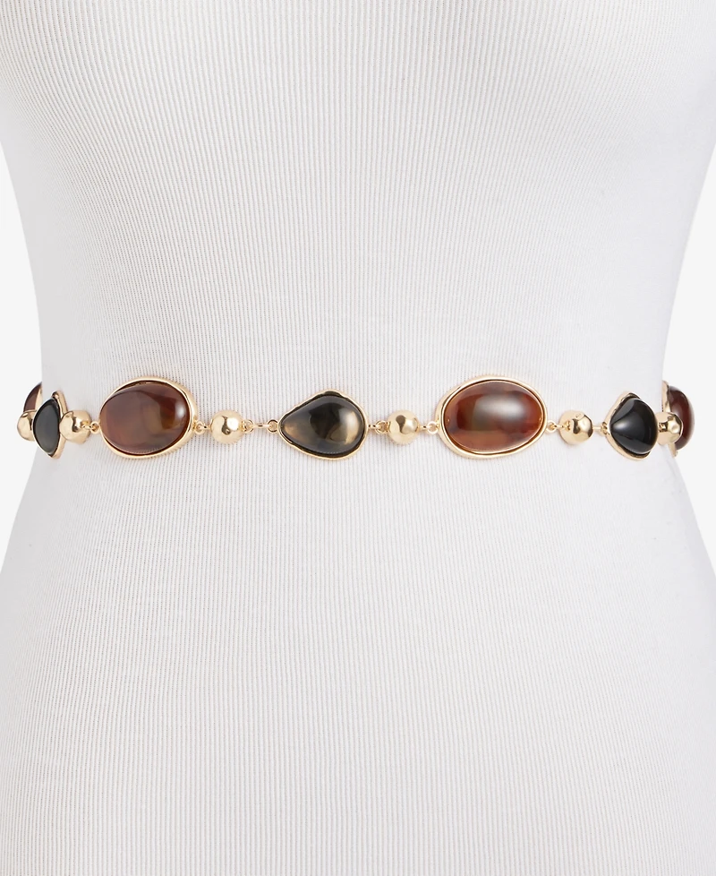 I.n.c. International Concepts Resin Stone Chain Belt, Macy's Exclusive