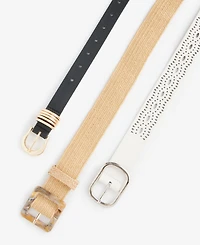 I.n.c. International Concepts 3 for 1 Seasonal and Core Belt Set, Macy's Exclusive