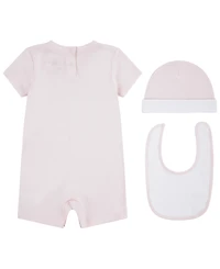 Jordan Baby Boys' or Girls' Jumpman Romper, Hat and Bib, 3-Piece Set