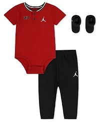 Jordan Baby Boys' Jumpman Bodysuit, Pants and Socks, 3-Piece Set