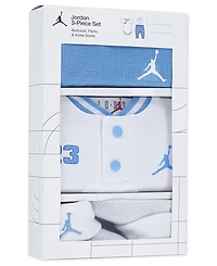 Jordan Baby Boys' Jumpman Bodysuit, Pants and Socks, 3-Piece Set