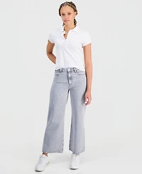 Guess Women's Cotton High-Rise Wide-Leg Jeans