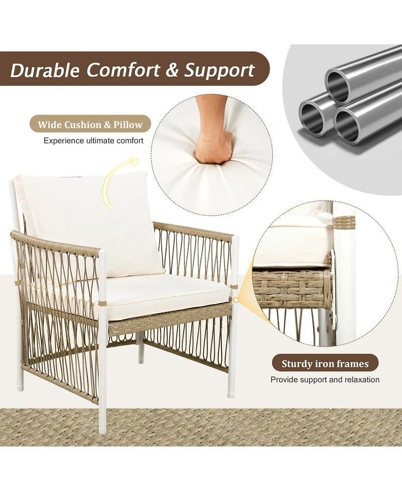 Streamdale Furniture 5-Piece Extendable Wooden Patio Dining Set