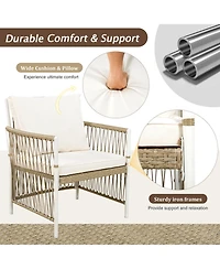 Streamdale Furniture 5-Piece Extendable Wooden Patio Dining Set