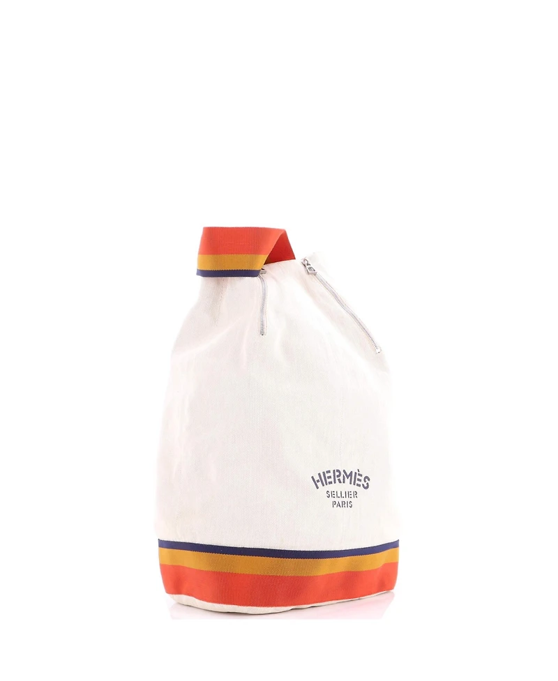 Pre-Owned HERMES Cavalier Sling Bag Toile and Nylon