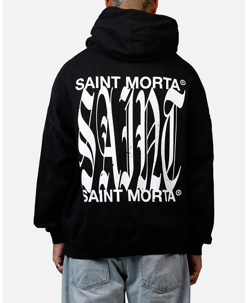 Saint Morta Men's Ye Old Boxy Hoodie Black