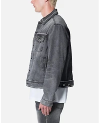 mnml Men's Flat Studded Trucker Jacket