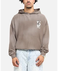 Saint Morta Men's Gothic Distressed Zip Hoodie