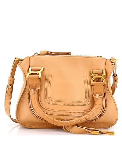 Pre-Owned Chloe Small Marcie Satchel Leather