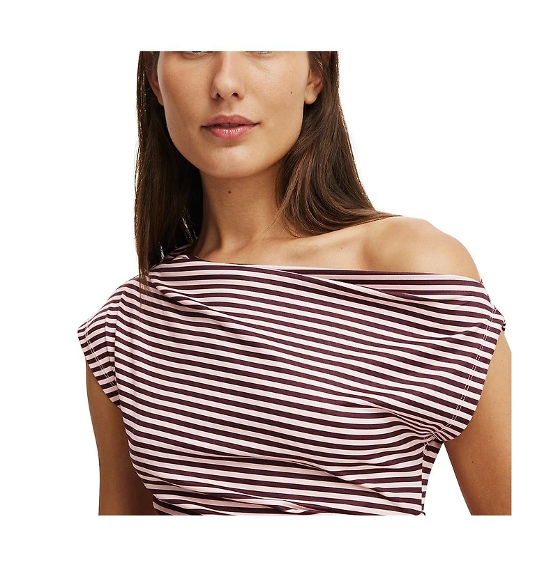 Cotton On Women's Georgie Off Shoulder Short Sleeve