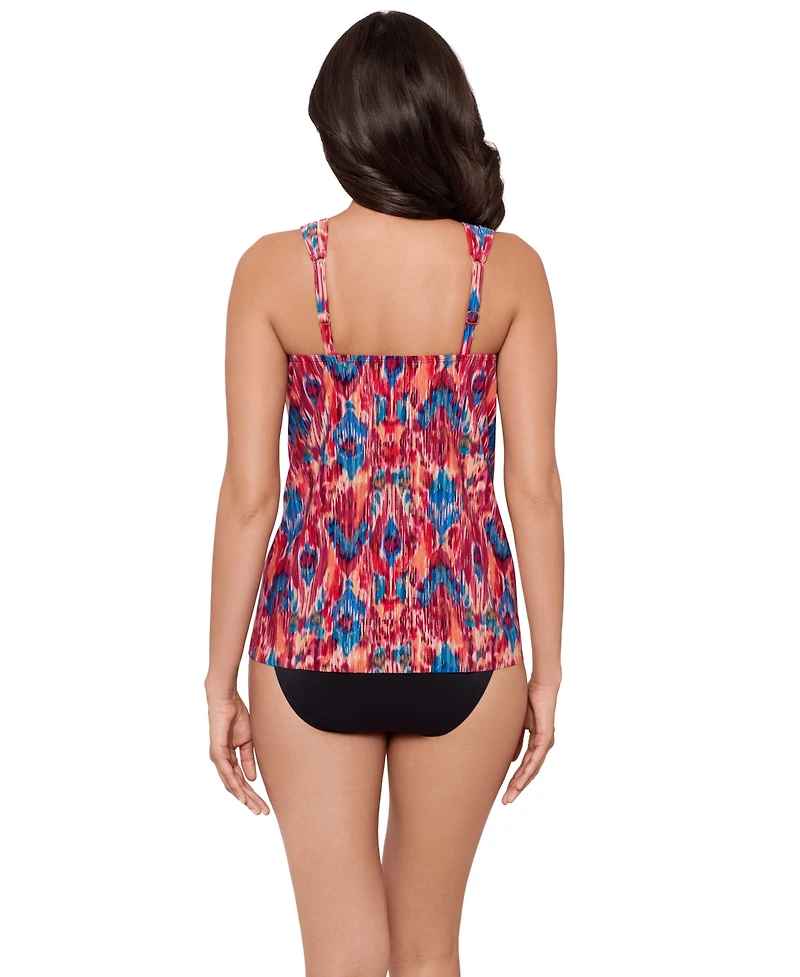 Miraclesuit Women's Printed Underwired Tankini Top