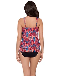 Miraclesuit Women's Printed Underwired Tankini Top