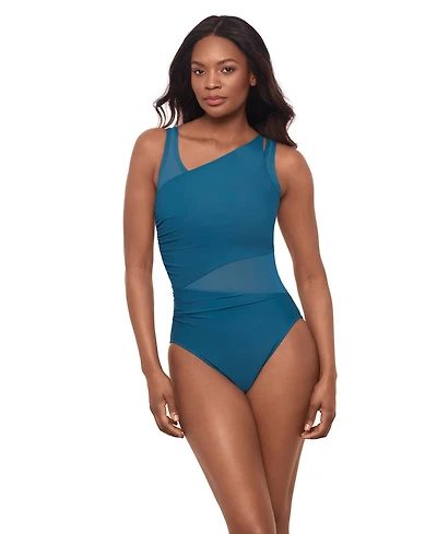Miraclesuit Illusionist Azura Allover-Slimming One-Piece Swimsuit