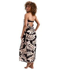 Mimi Flamingo Women's Ariel Cowl Back Maxi Cover-Up Dress