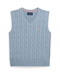 Polo Ralph Lauren Boys 2-7 Cable-Knit Cotton Sweater Vest