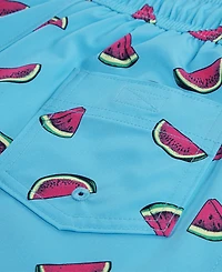 abercrombie kids Boys' 5-8 Printed Swim Trunks