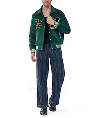 Members Only Men's Corduroy Varsity Jacket