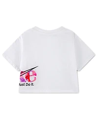 Nike Girls' Toddler 2T-4T Move with Nature Boxy Crewneck T-Shirt